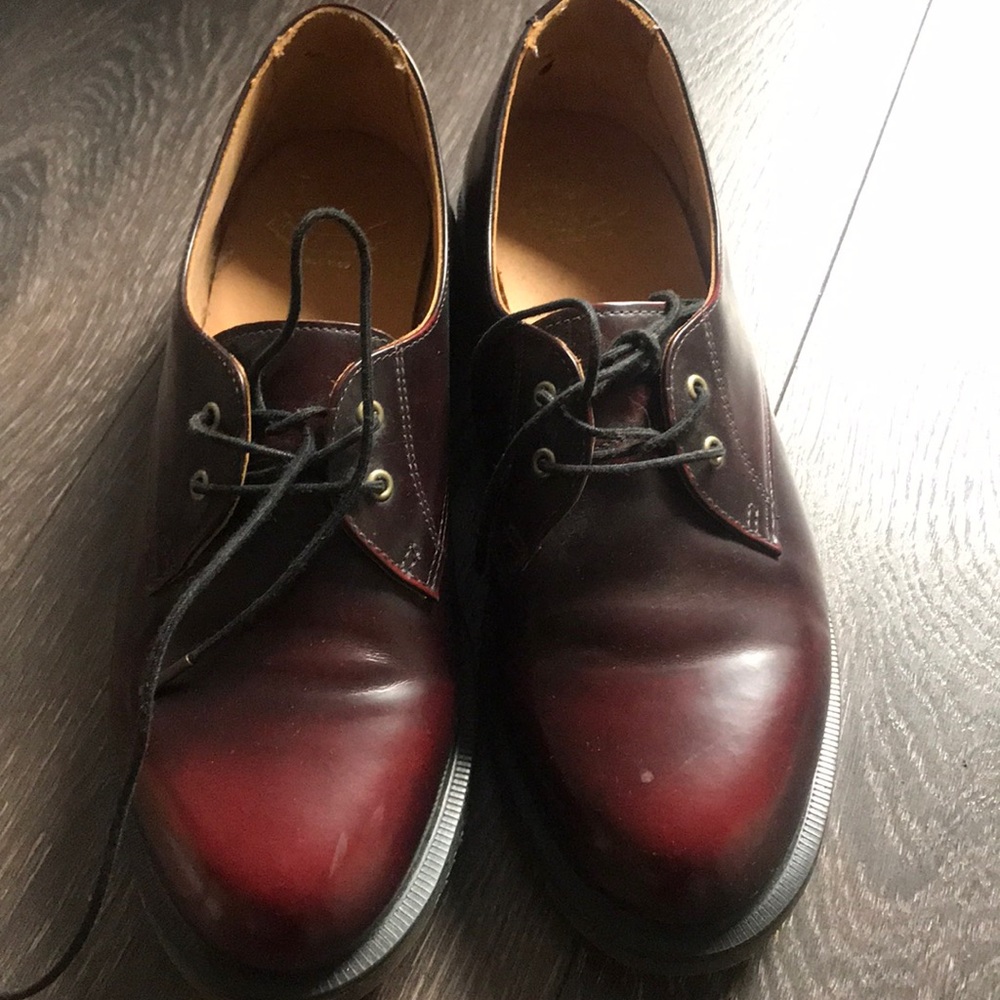 Burgundy Doc Martens  US size 9